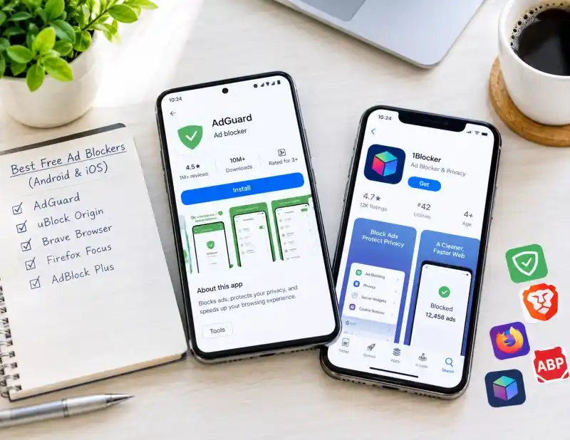 The Best Free Ad Blockers for Android and iOS in 2026